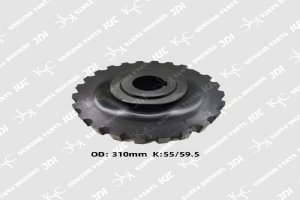 310 มม. K55 \/ 59.5 เครื่องอัดอากาศข้อต่อ \/ เครื่องปู