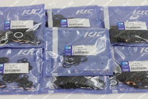 R210 KJC Jentera Kejuruteraan Bahagian ganti Kit meterai injap kawalan penggali R210 Kit pembaikan meterai minyak kuning