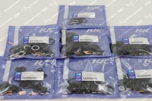 R210 KJC Jentera Kejuruteraan Bahagian ganti Kit meterai injap kawalan penggali R210 Kit pembaikan meterai minyak kuning
